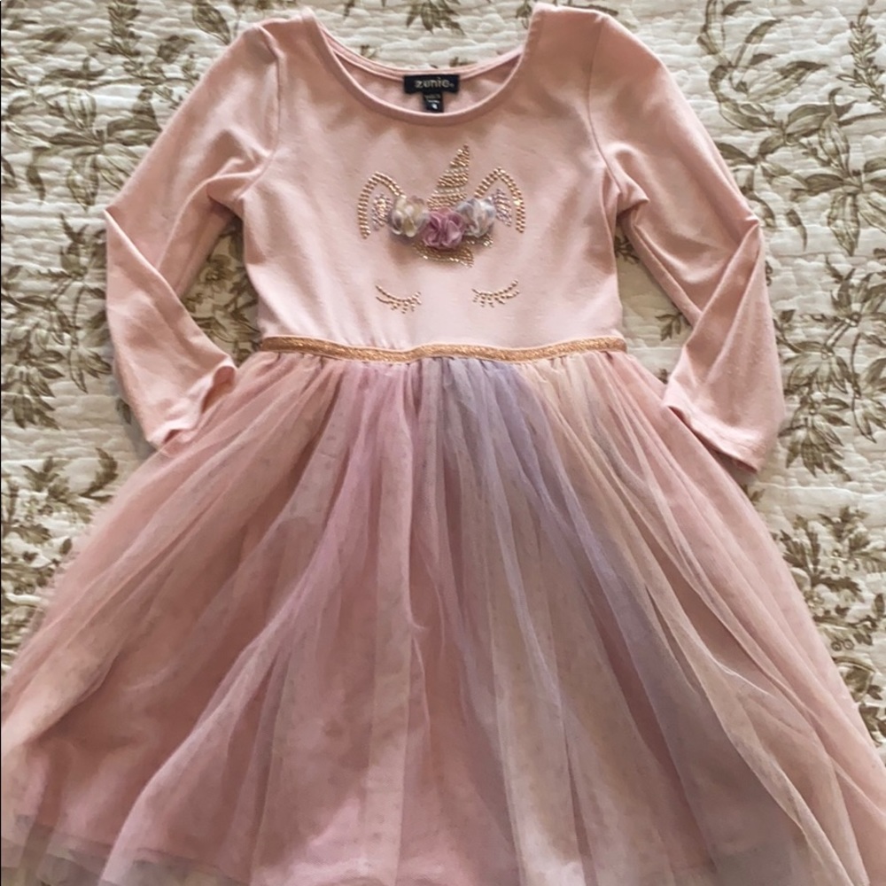 Girls unicorn dress